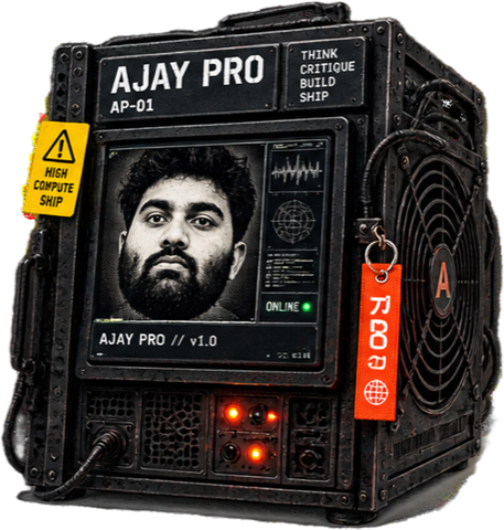AJAY PRO unit: a black ruggedized compute box